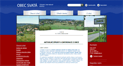 Desktop Screenshot of obecsvata.cz